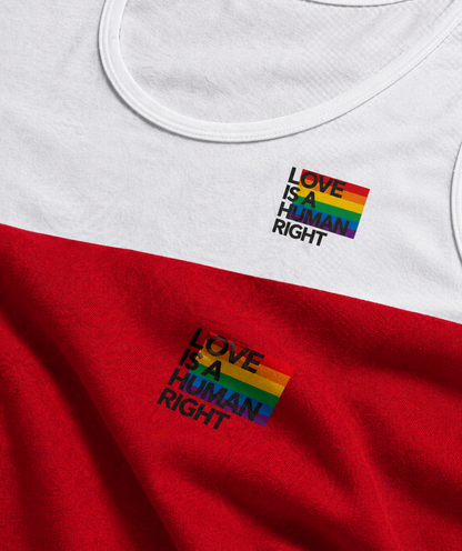 Love Is A Human Right Tank Top - Minimal