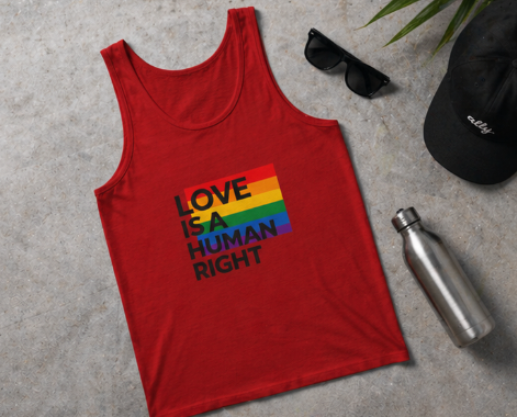 Love Is A Human Right - Tank Top