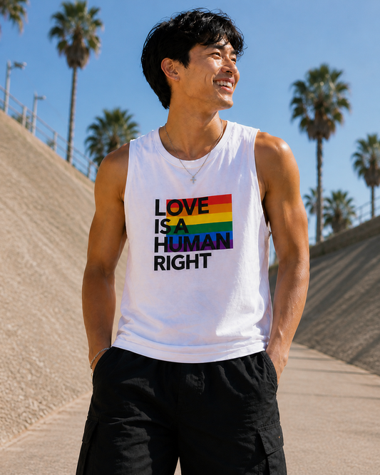 Love Is A Human Right - Muscle Tank