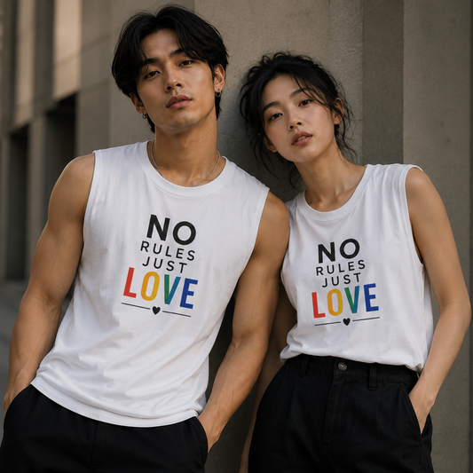 Sin reglas, solo amor - Camiseta de tirantes
