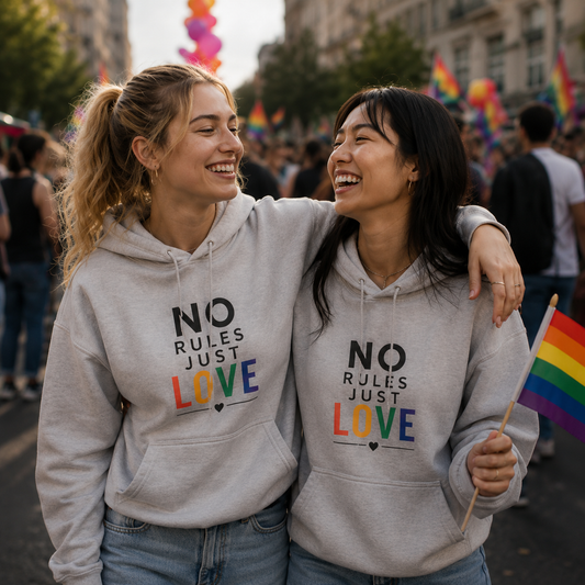 Sin Reglas Solo Amor - Sudadera con Capucha